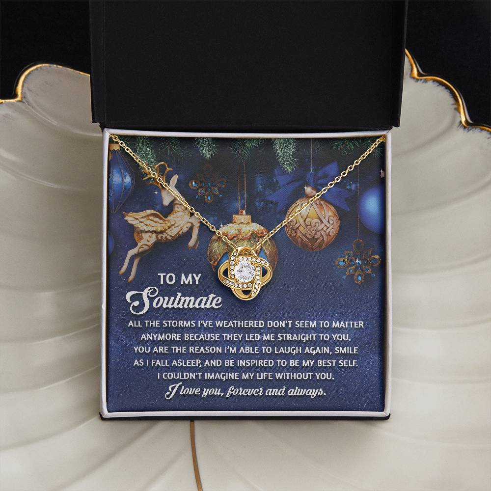 To My Soulmate Necklace, Christmas Gifts For Wife, Gifts For Husband From Wife Unique Christmas, Wife Christmas Gift, Christmas For Wife