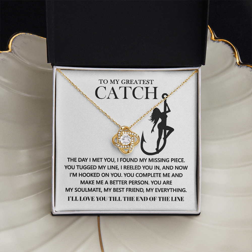 To My Greatest Catch Necklace, Naughty Valentine's Gifts For Wife, Best Valentine Gifts For Her, Valentine Presents For Women, Valentine's For Her