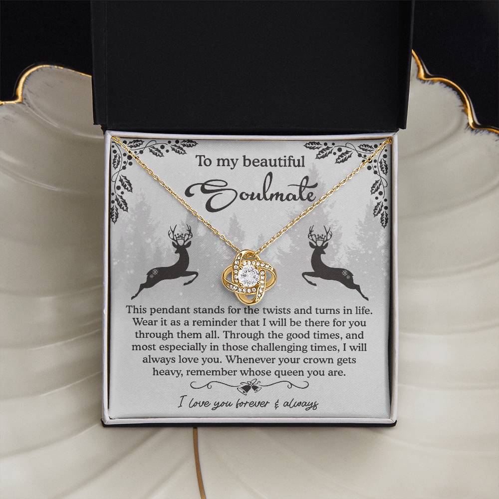 To My Beautiful Soulmate Necklace, My Soulmate Gifts For Her, Wife Christmas Gift Ideas, Christmas Presents For Gf