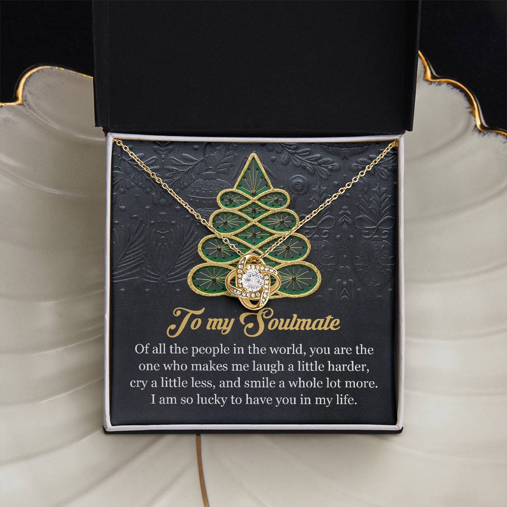To My Soulmate Necklace, Christmas Gift For Girlfriend, Christmas Gifts Ideas For Wife, Soulmate Necklace Women