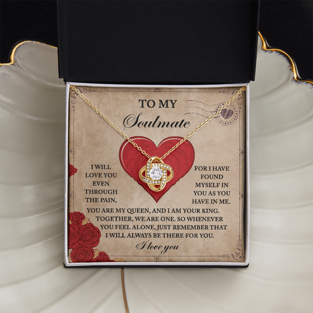 To My Soulmate Necklace, Valentine Gift For Wife From Husband, Valentine's Gift For Wife, Great Valentine Gifts For Her, Valentine's Day For Her