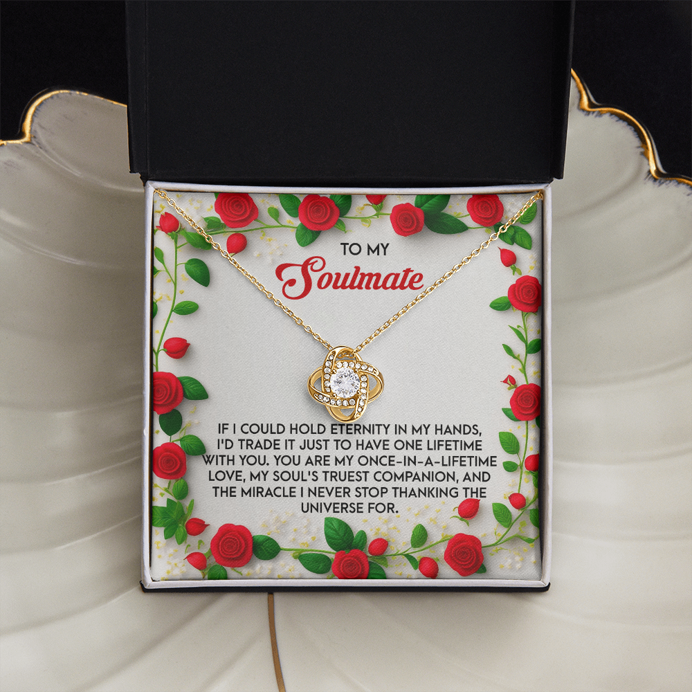 To My Soulmate Necklace, Necklaces For Girlfriend Gold, To My Beautiful Soulmate Necklace, Valentine Gifts For Husbands From Wife