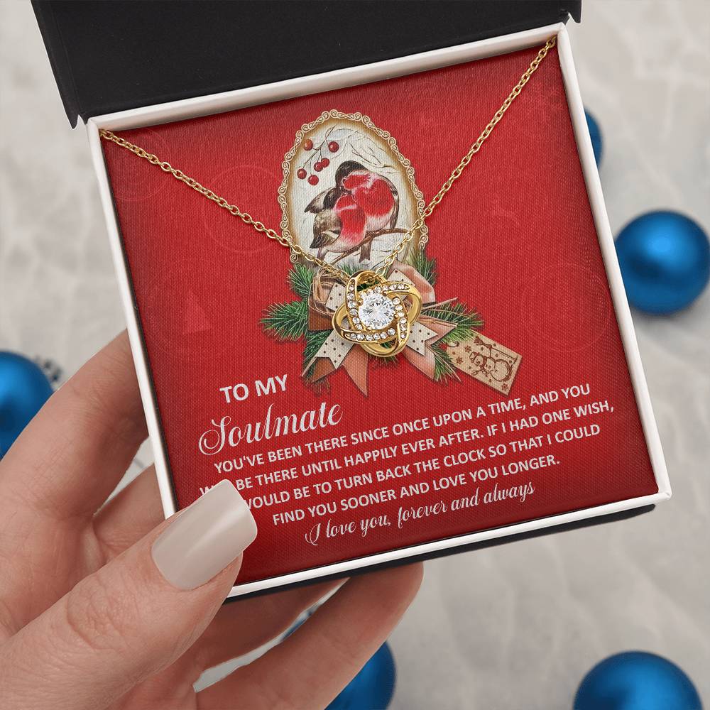 To My Soulmate Necklace, Christmas Gifts For Her, Christmas Presents For Women, Wife's Christmas Gift, Christmas For Wife