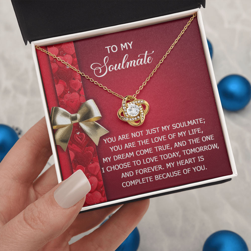 To My Soulmate Necklace, Soulmate Gifts For Women, Valentine Presents For Women, Valentine's Day For Her, Valentine Gifts For Women
