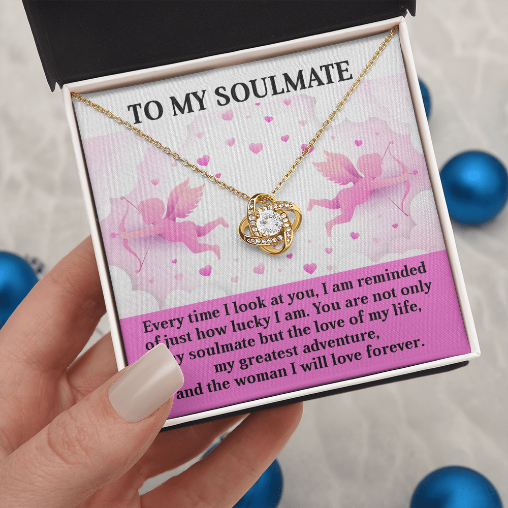 To My Soulmate Necklace, Valentine Gifts For Her, Best Valentine Gifts For Her, Valentine's Day Gifts For Women, Unique Valentine Gifts For Her
