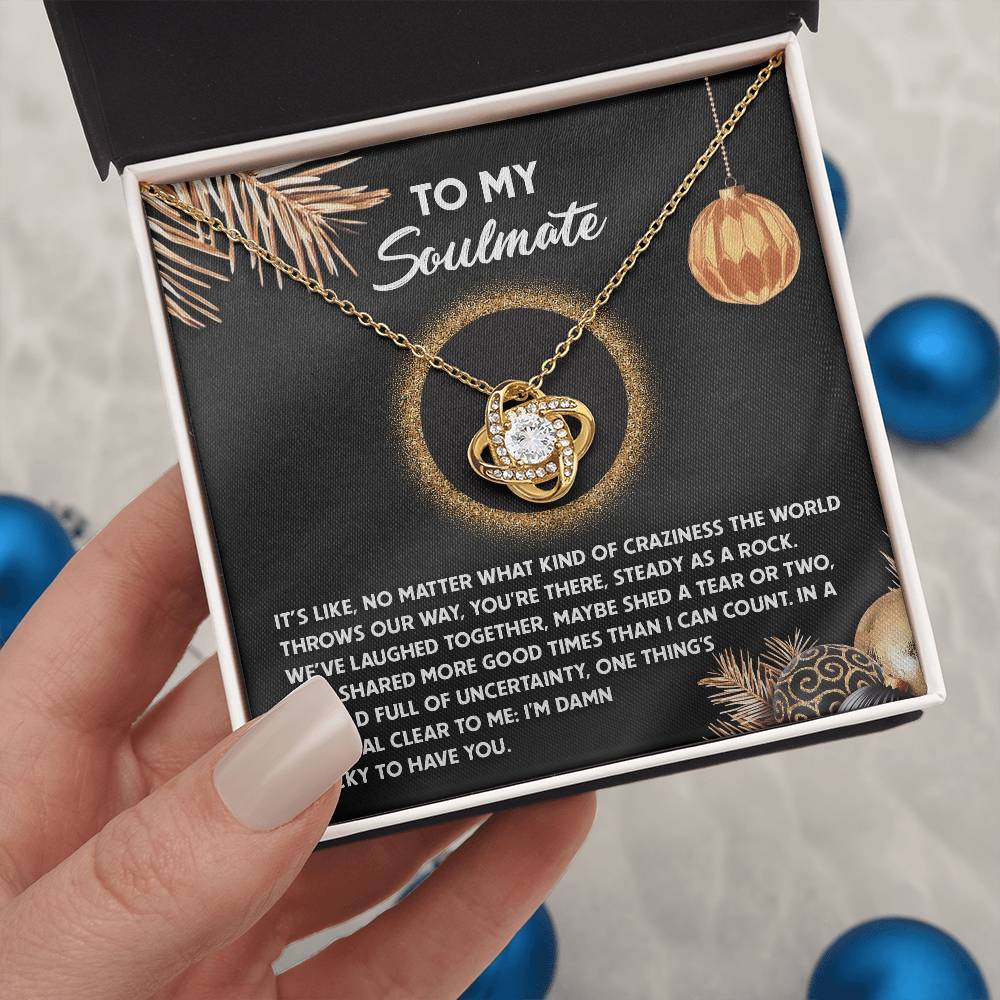 To My Soulmate Necklace, Christmas Gift Ideas 2024, Christmas Presents For Her, Girlfriend Christmas Necklace, Ideas For Christmas