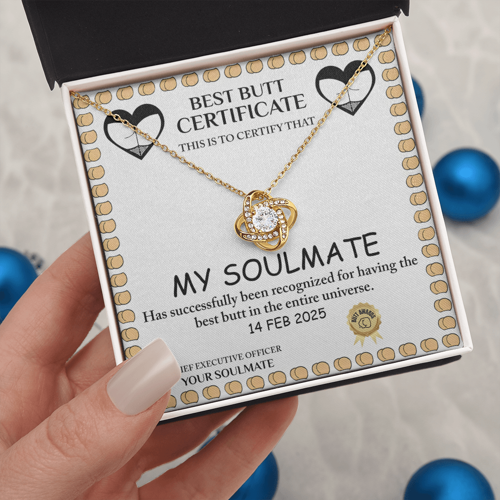 My Soulmate Necklace, To My Soulmate Necklace, Valentine For Her Gift, Valentine's Gift For Women, To My Soulmate Necklace For Women Funny