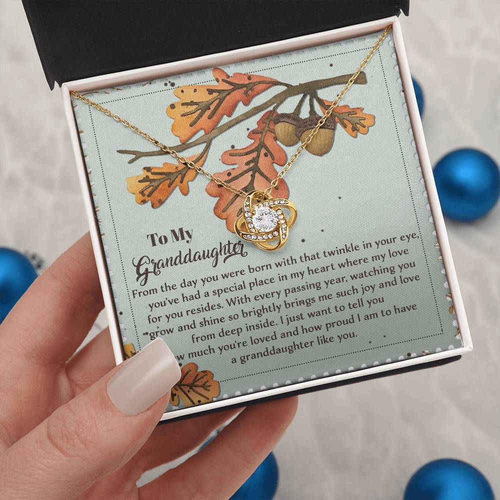 To My Granddaughter Necklace, Gifts For Granddaughter From Grandma, Valentines Card For Granddaughter, Necklace For Granddaughter From Grandpa