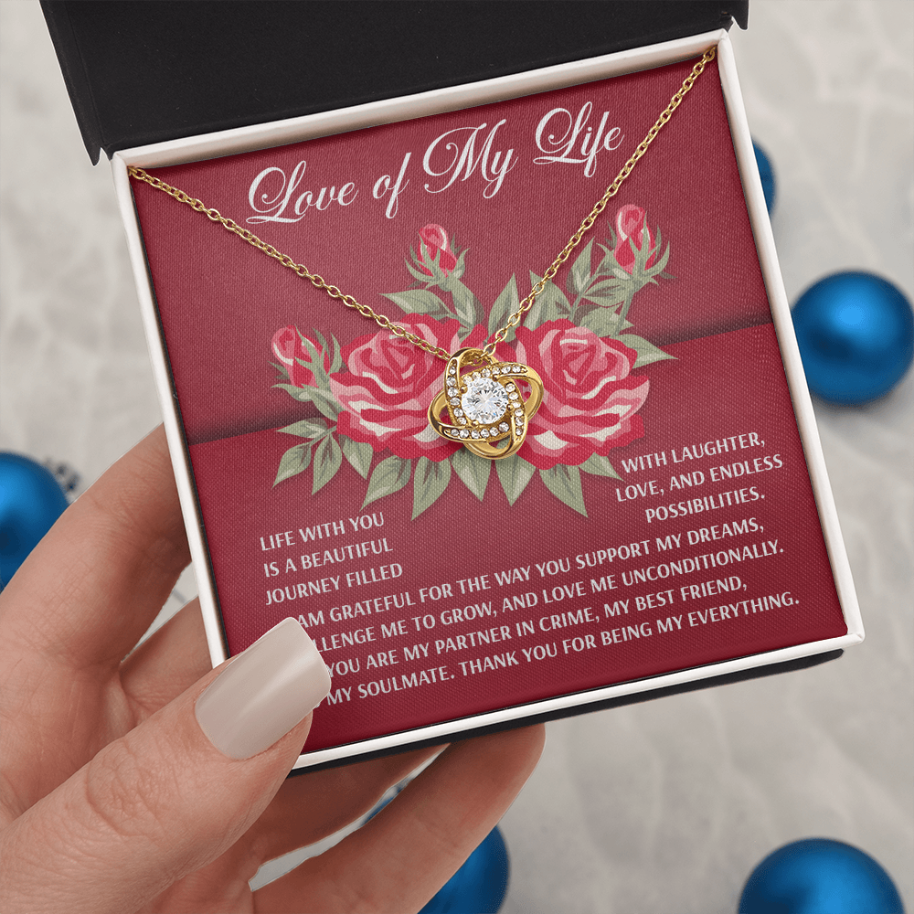 Love Of My Life Necklace, Valentine's Gifts For Wife, Valentine's Necklace For Her, Women's Valentine's Day Gifts, Best Valentine Gifts For Wife