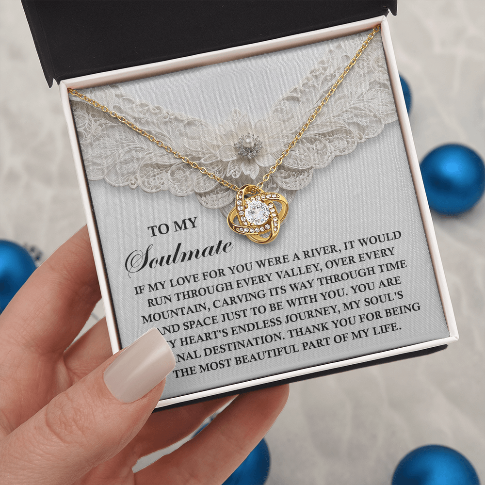 To My Soulmate Necklace, Valentine's Gift For Women, Valentine's Day Gifts, Romantic Valentine's Day Gift, Valentine's Gift For Women