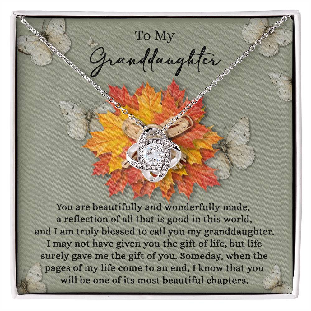 To My Granddaughter Necklace, Our Granddaughter Gifts From Grandparents, Great Granddaughter Necklace, Gifts For Granddaughter Adult