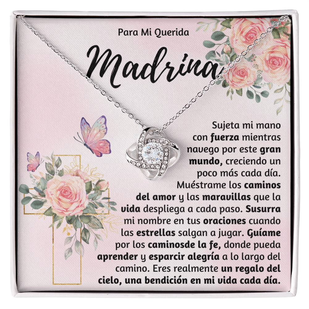Regalo Para Madrina, Para El Amor De Mi Vida Cadena, Collar De Madrina - BR_4_MADRIJE_H8_3