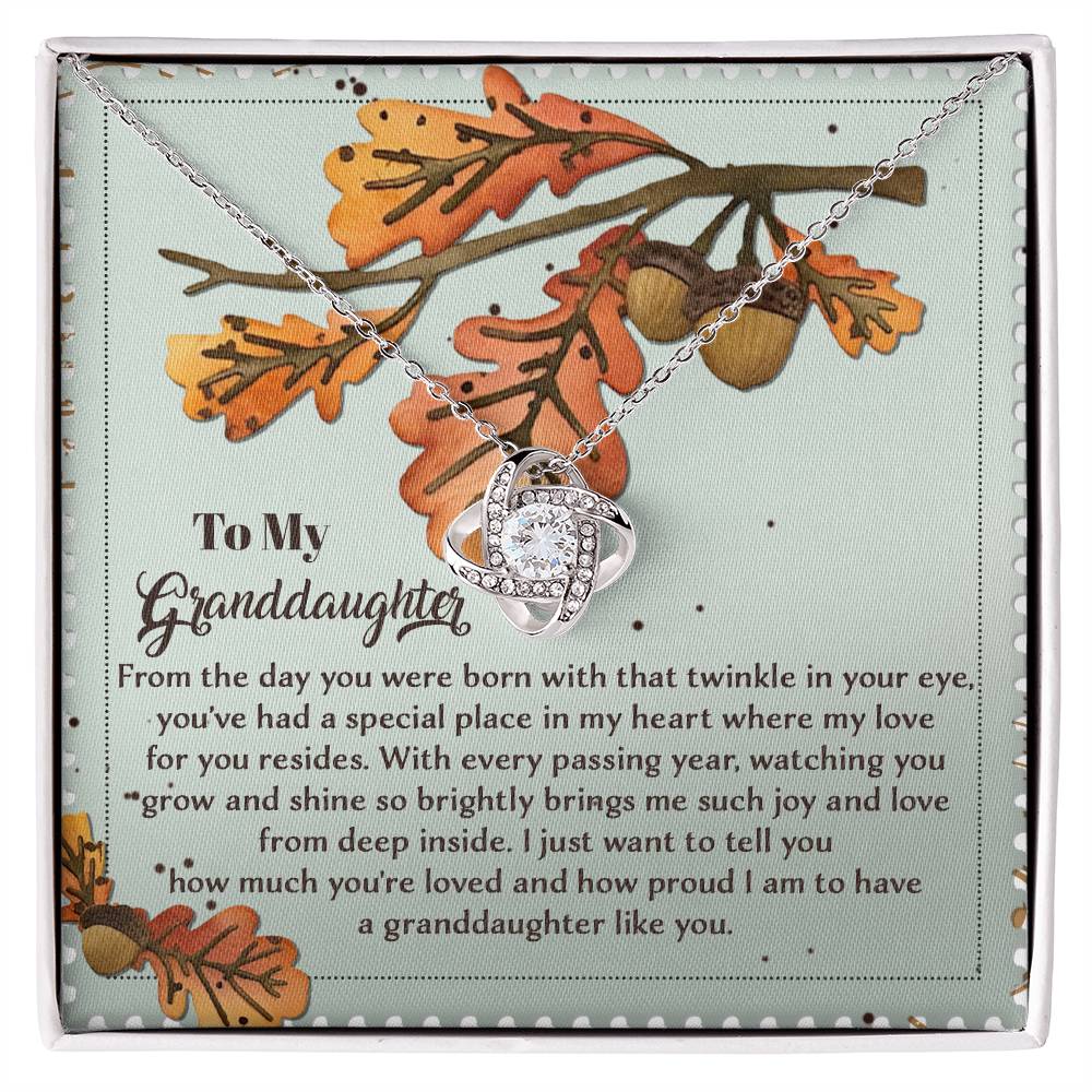 To My Granddaughter Necklace, Gifts For Granddaughter From Grandma, Valentines Card For Granddaughter, Necklace For Granddaughter From Grandpa