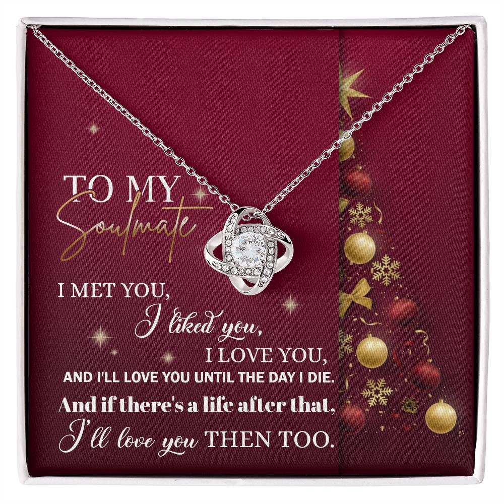 To My Soulmate Necklace, Christmas Gifts For The Wife, Christmas Gift For Wife, Gifts For My Girlfriend For Christmas