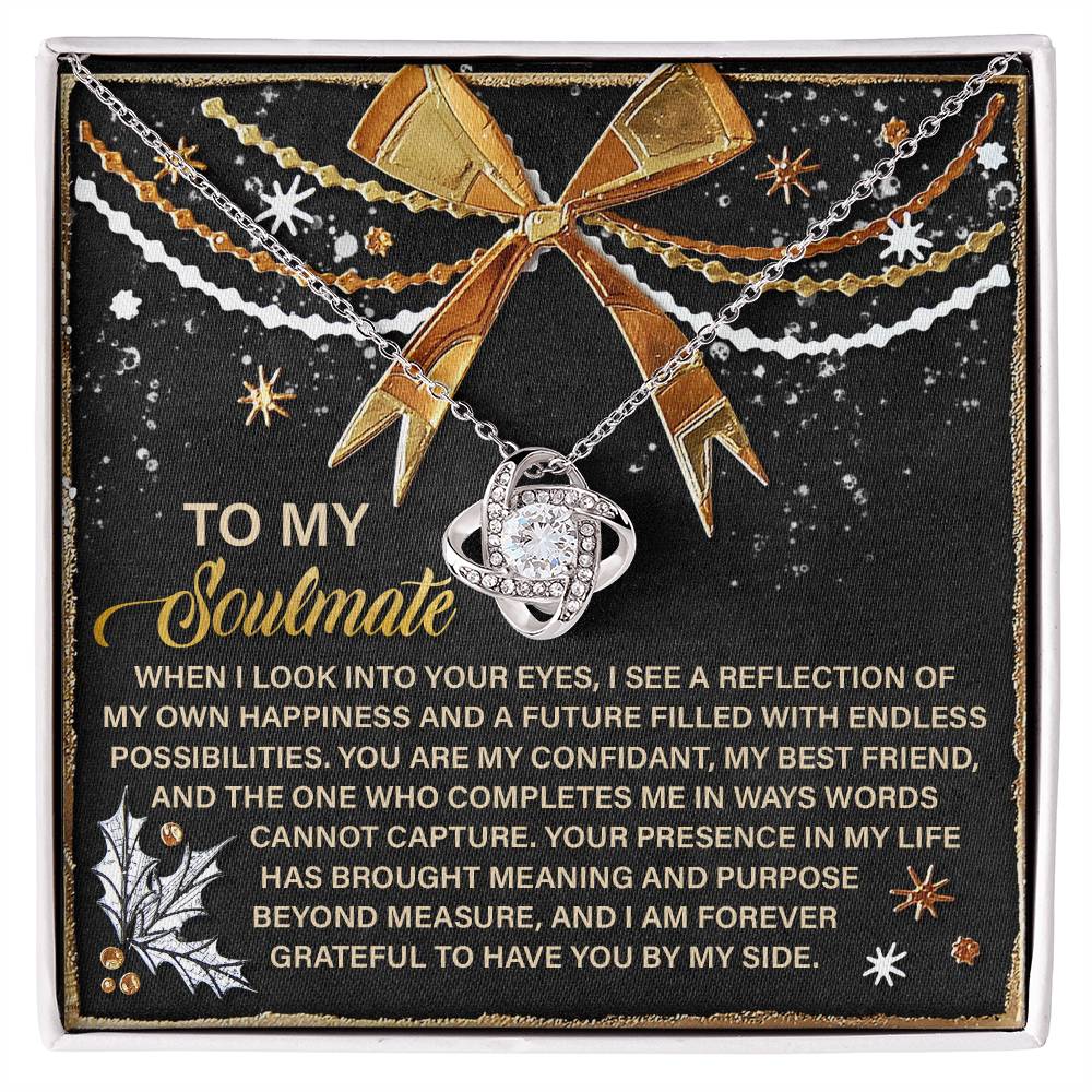 To My Soulmate Necklace For Women, Soulmate Necklace For Women, Christmas For Wife, Funny Christmas Gifts For Wife