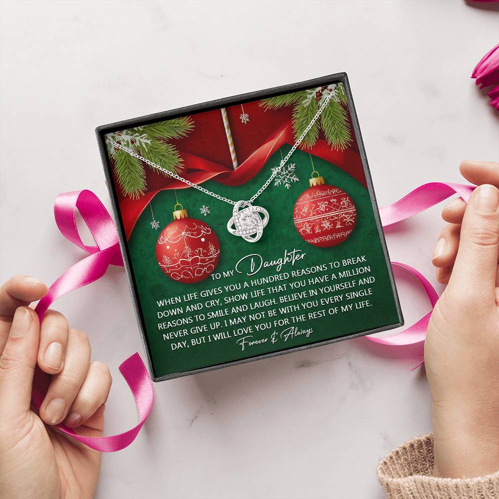 To My Daughter Necklace, Father Daughter Christmas Gifts, Daughter Gifts For Christmas, Adult Daughter Christmas Gifts
