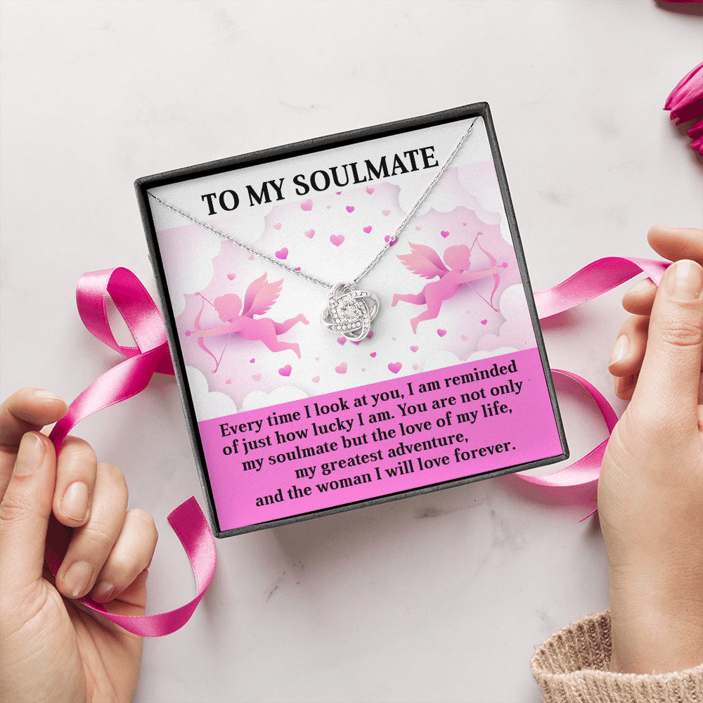 To My Soulmate Necklace, Valentine Gifts For Her, Best Valentine Gifts For Her, Valentine's Day Gifts For Women, Unique Valentine Gifts For Her