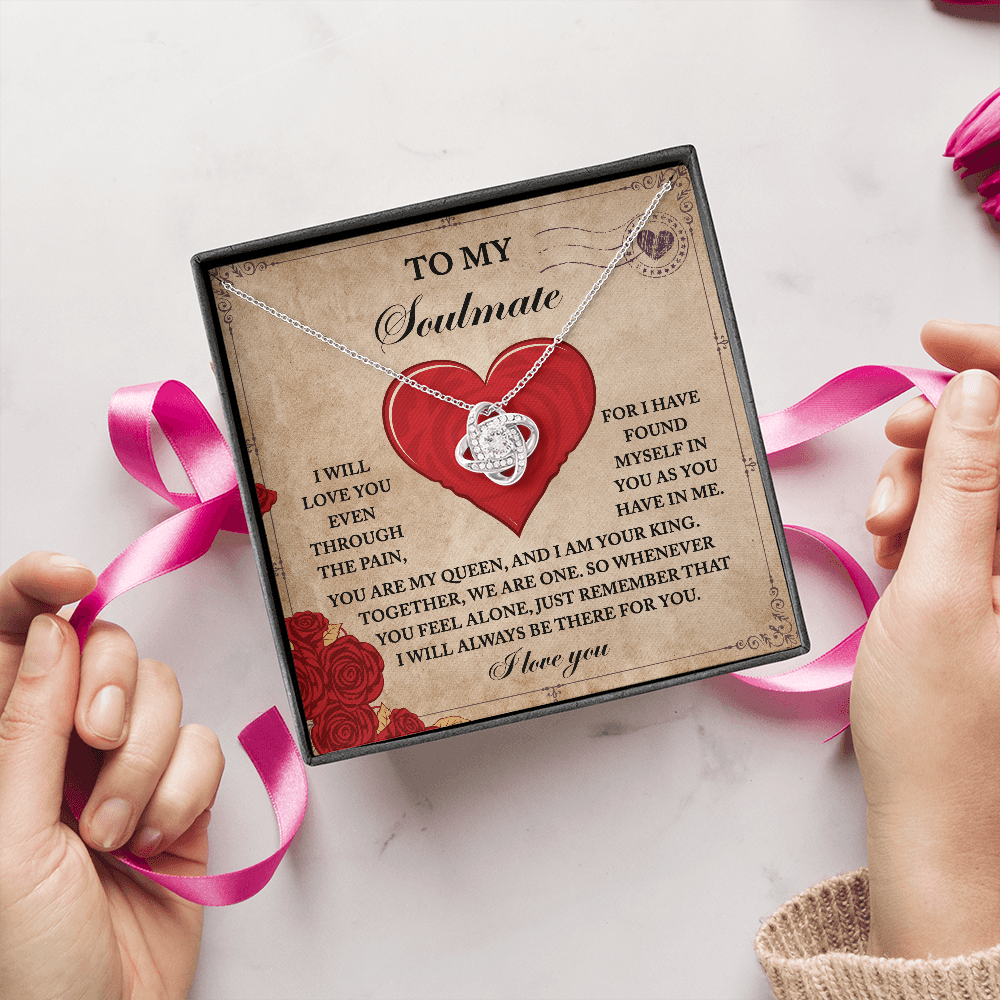 To My Soulmate Necklace, Valentine Gift For Wife From Husband, Valentine's Gift For Wife, Great Valentine Gifts For Her, Valentine's Day For Her