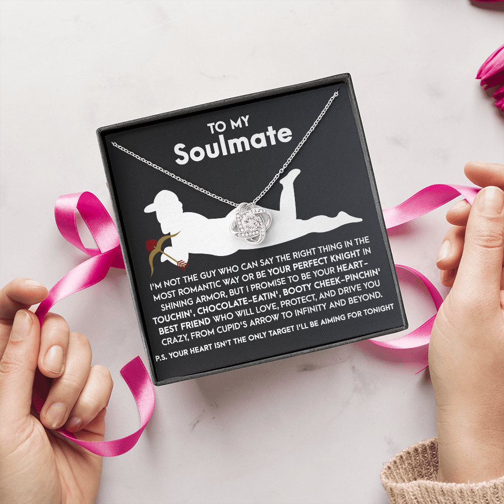 To My Soulmate Necklace, Best Valentine Gifts For Wife, To My Wife Valentine's Day Gift, Valentine's Day Necklace For Her, Valentine Birthday Gifts