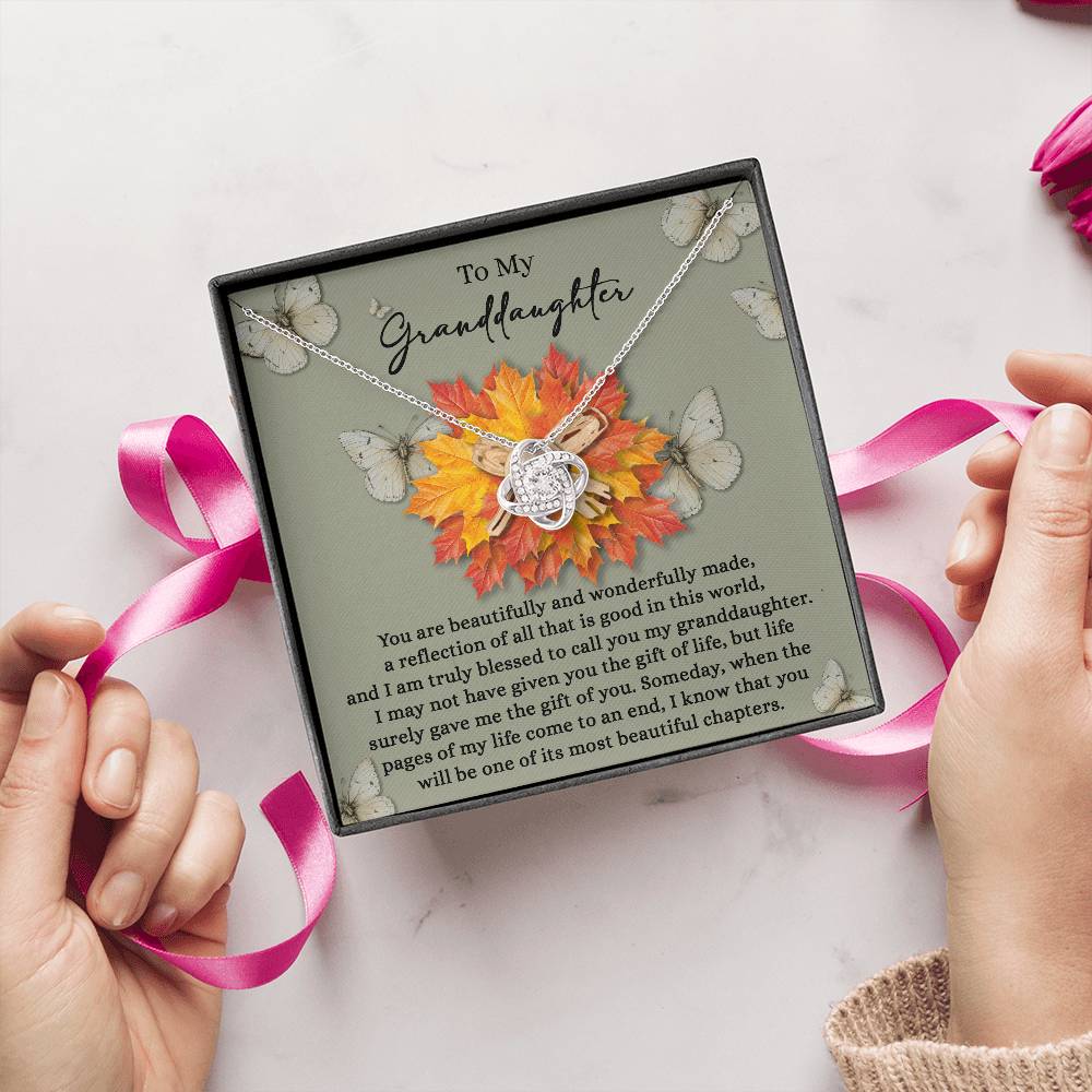 To My Granddaughter Necklace, Our Granddaughter Gifts From Grandparents, Great Granddaughter Necklace, Gifts For Granddaughter Adult