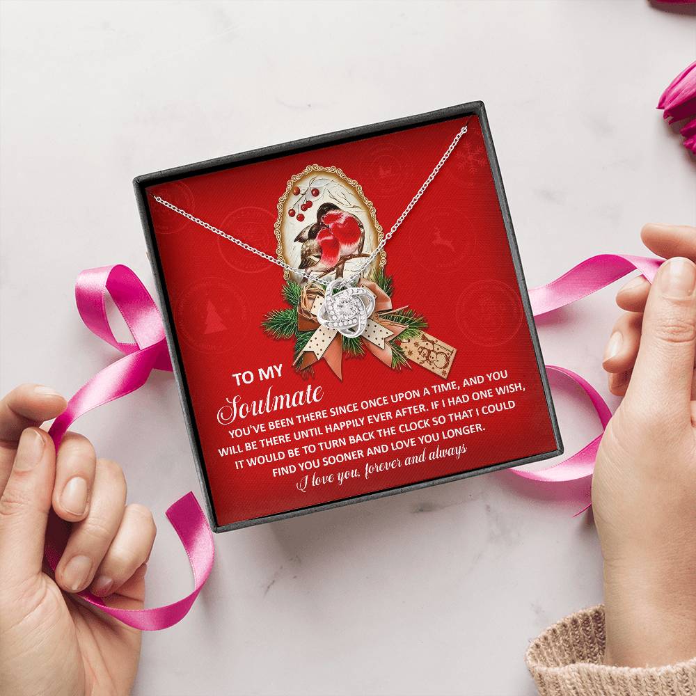 To My Soulmate Necklace, Christmas Gifts For Her, Christmas Presents For Women, Wife's Christmas Gift, Christmas For Wife