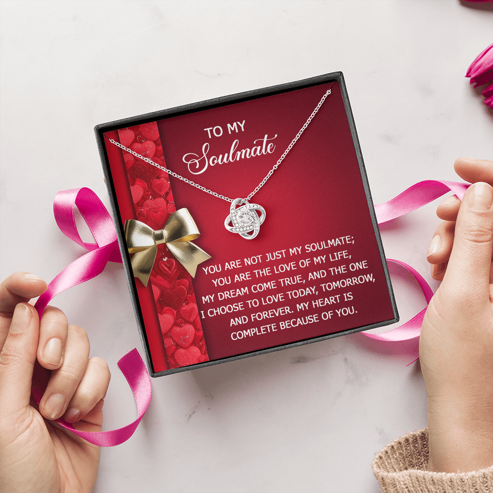 To My Soulmate Necklace, Soulmate Gifts For Women, Valentine Presents For Women, Valentine's Day For Her, Valentine Gifts For Women