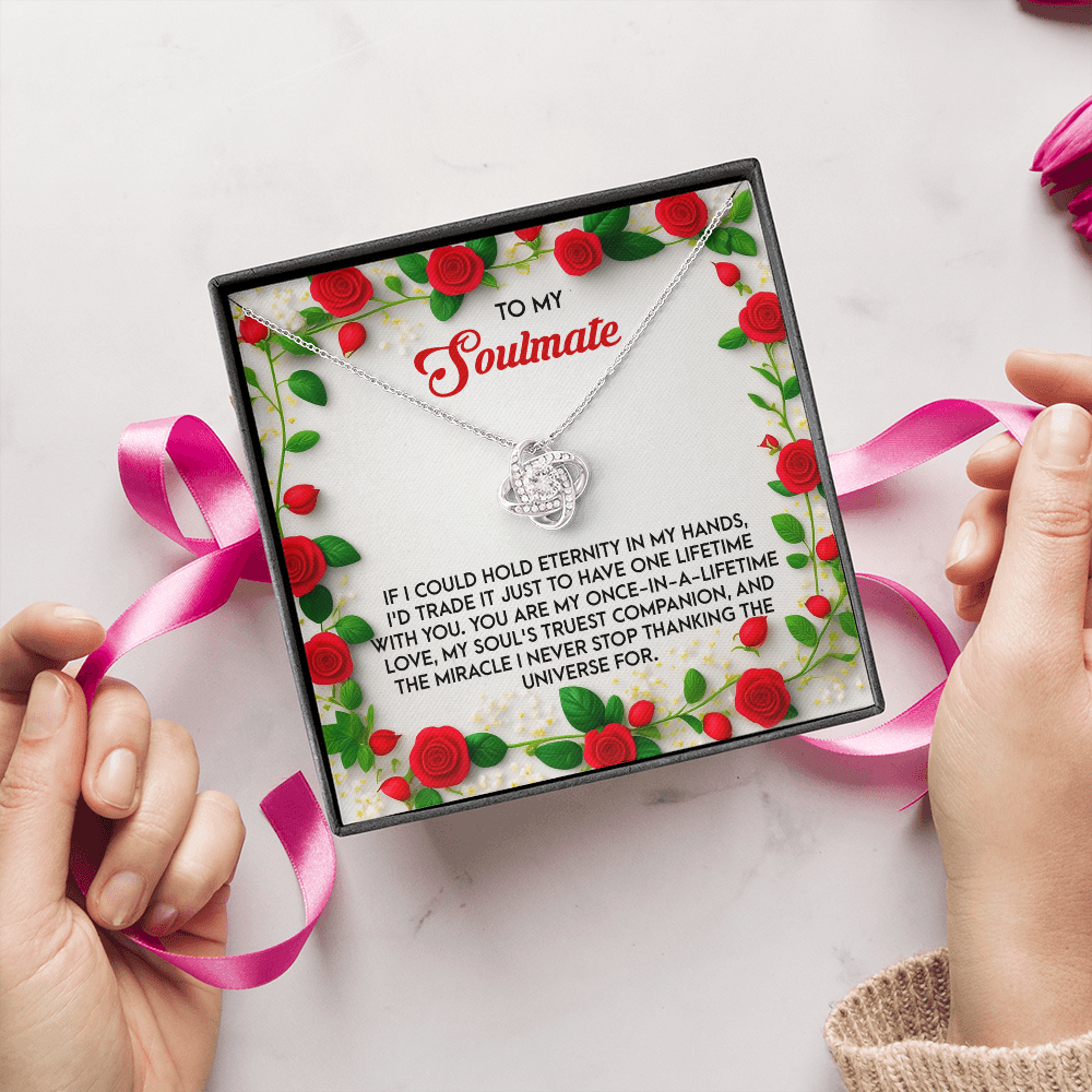 To My Soulmate Necklace, Necklaces For Girlfriend Gold, To My Beautiful Soulmate Necklace, Valentine Gifts For Husbands From Wife