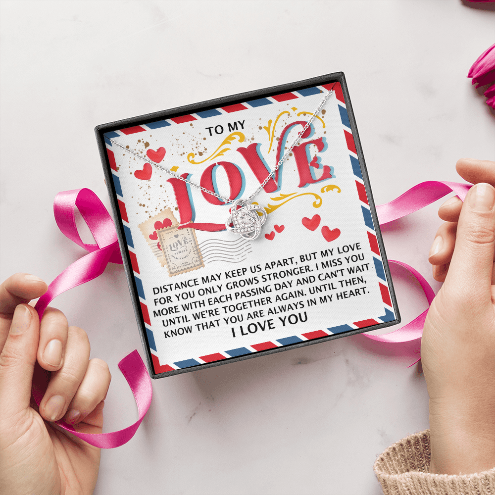 To My Love Necklace, Valentine Gifts For Her, Valentine's Day Necklace For Her, Valentine's Day Gift Wife, Valentine's Day Gifts For Women