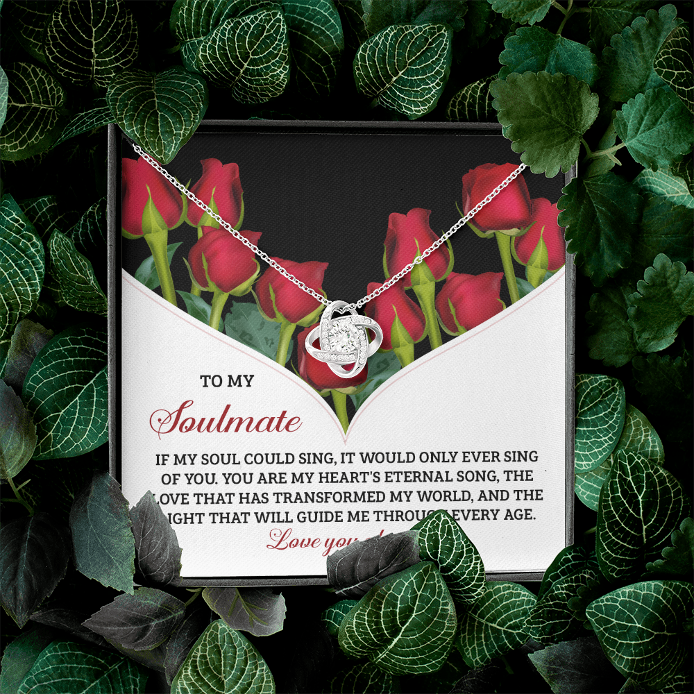 To My Soulmate Necklace, Gift For A Girlfriend Woman, Soulmate Necklace For Women, Valentine Gifts For My Wife, Necklaces For Your Girlfriend