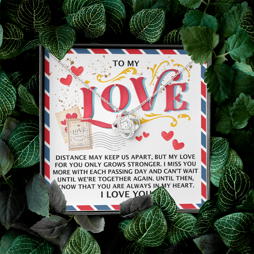 To My Love Necklace, Valentine Gifts For Her, Valentine's Day Necklace For Her, Valentine's Day Gift Wife, Valentine's Day Gifts For Women