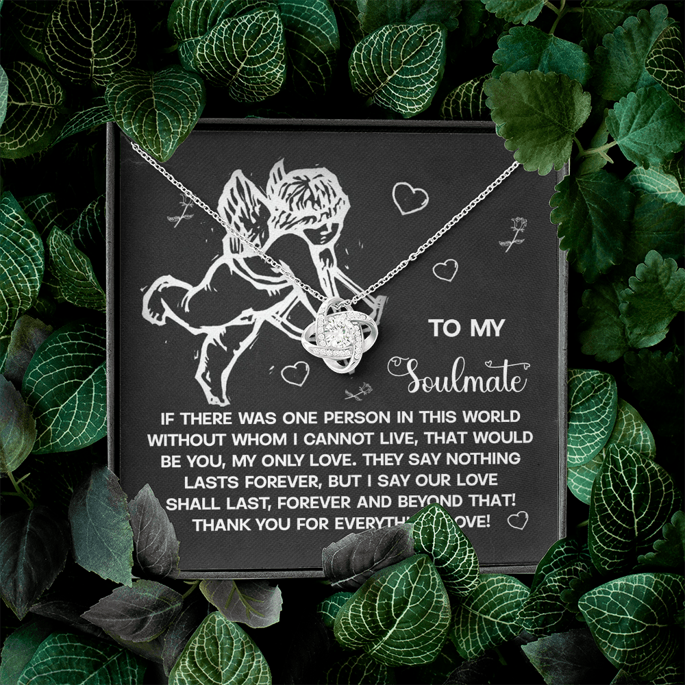 To My Soulmate Necklace, Valentine's Day Gifts, Valentine's Day Gifts For Women, Soulmate Necklace Women, Unique Valentine Gifts For Her