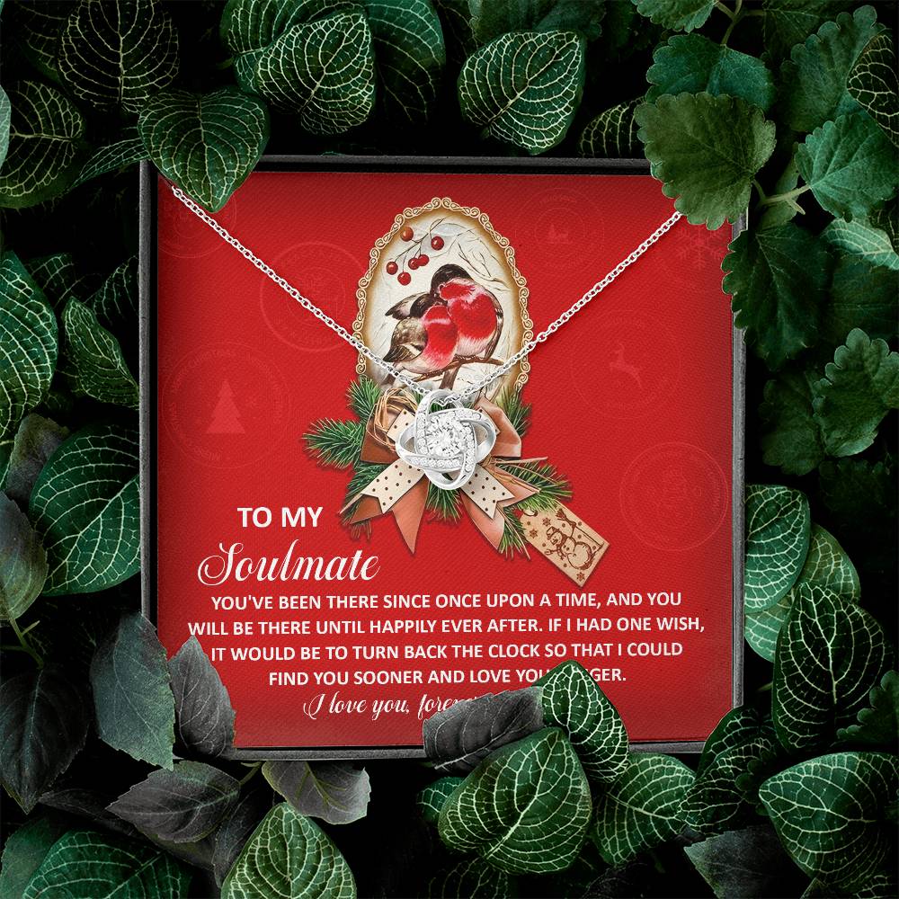 To My Soulmate Necklace, Christmas Gifts For Her, Christmas Presents For Women, Wife's Christmas Gift, Christmas For Wife