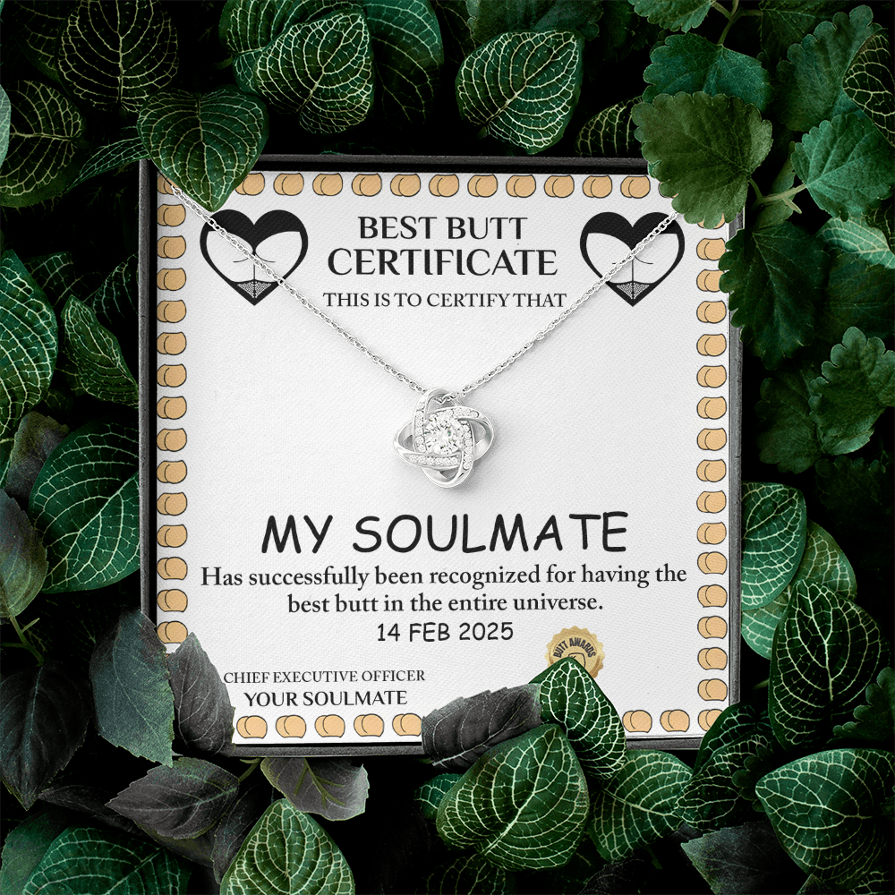 My Soulmate Necklace, To My Soulmate Necklace, Valentine For Her Gift, Valentine's Gift For Women, To My Soulmate Necklace For Women Funny