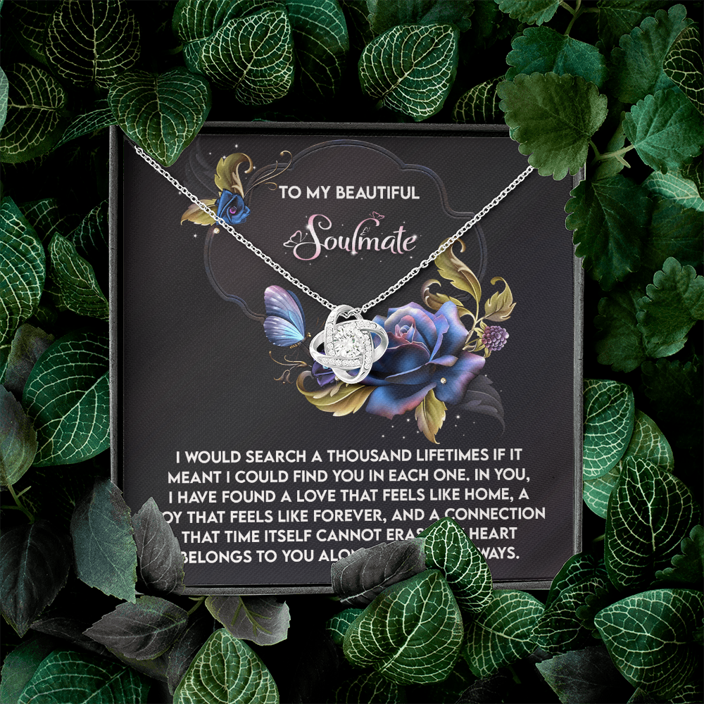 To My Beautiful Soulmate Necklace, Best Gifts For Girlfriend Christmas, Valentine Gifts For Her, Best Valentine Gifts For Her, Valentine's For Her