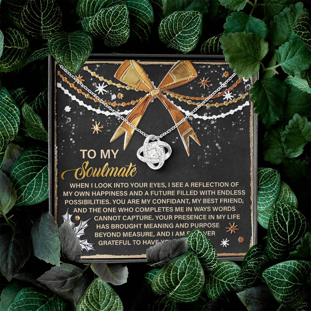 To My Soulmate Necklace For Women, Soulmate Necklace For Women, Christmas For Wife, Funny Christmas Gifts For Wife