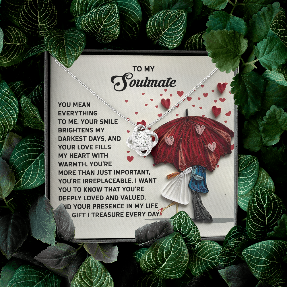 To My Soulmate Necklace, San Valentine Gift For Her, Valentine Presents For Women, Soulmate Gifts For Her, Valentine Gifts For Women