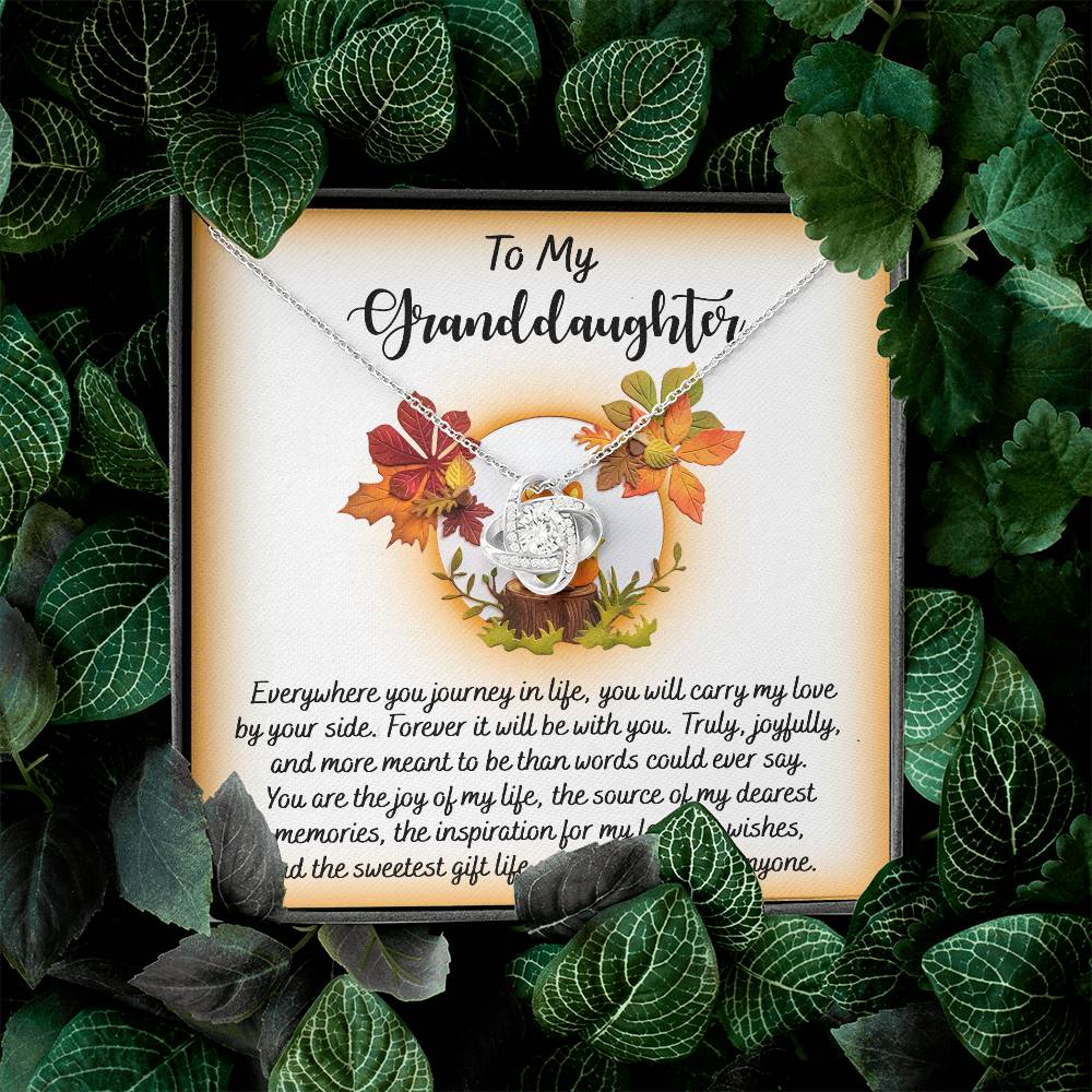To My Granddaughter Necklace, Grandmother Granddaughter Gifts, Granddaughter Necklace From Grandparents, Christmas Gifts For Granddaughter