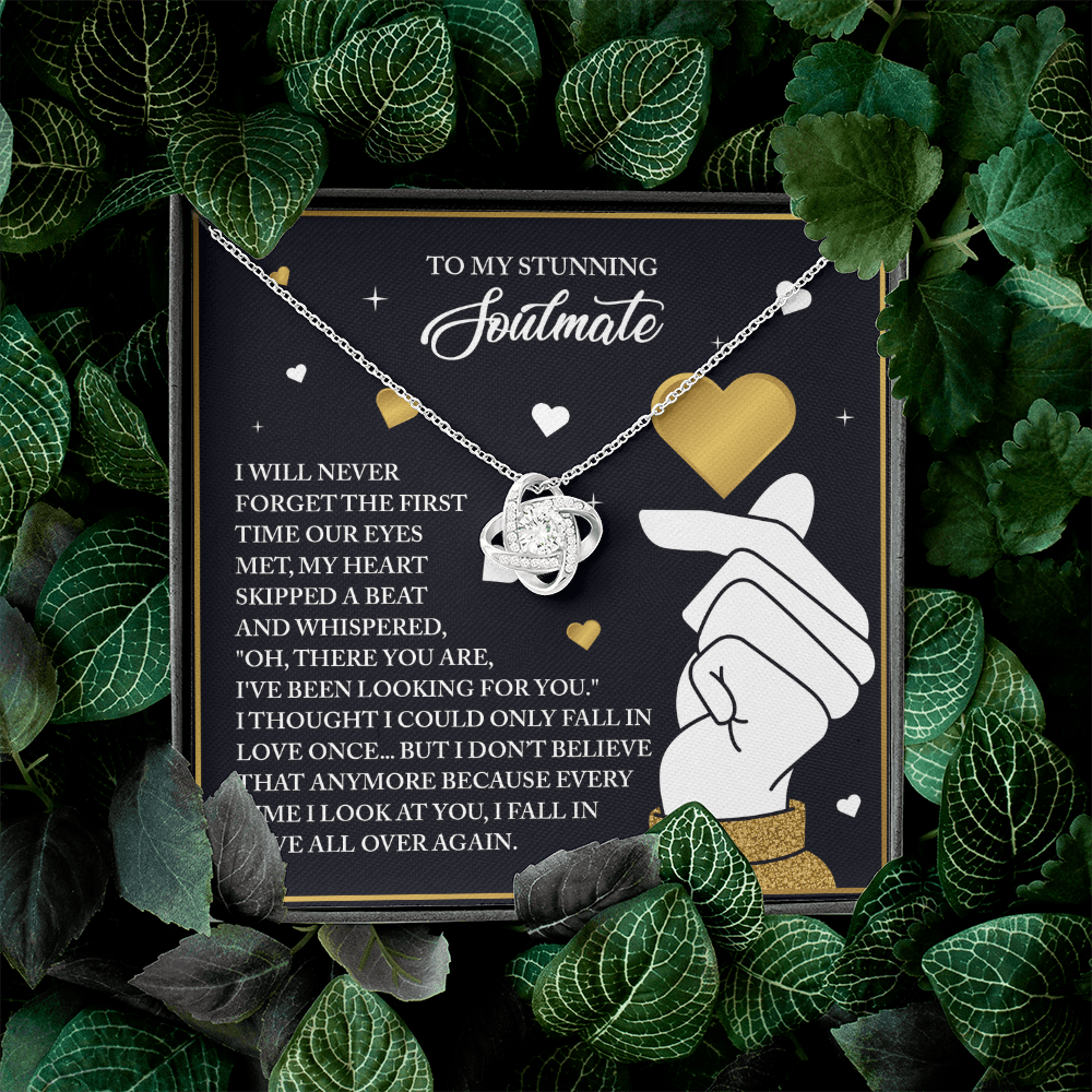 To My Stunning Soulmate Necklace, Valentine Gift For My Wife, Valentine's Gifts For Wife, Valentine Gifts For Her Romantic, Valentine's Day Gifts