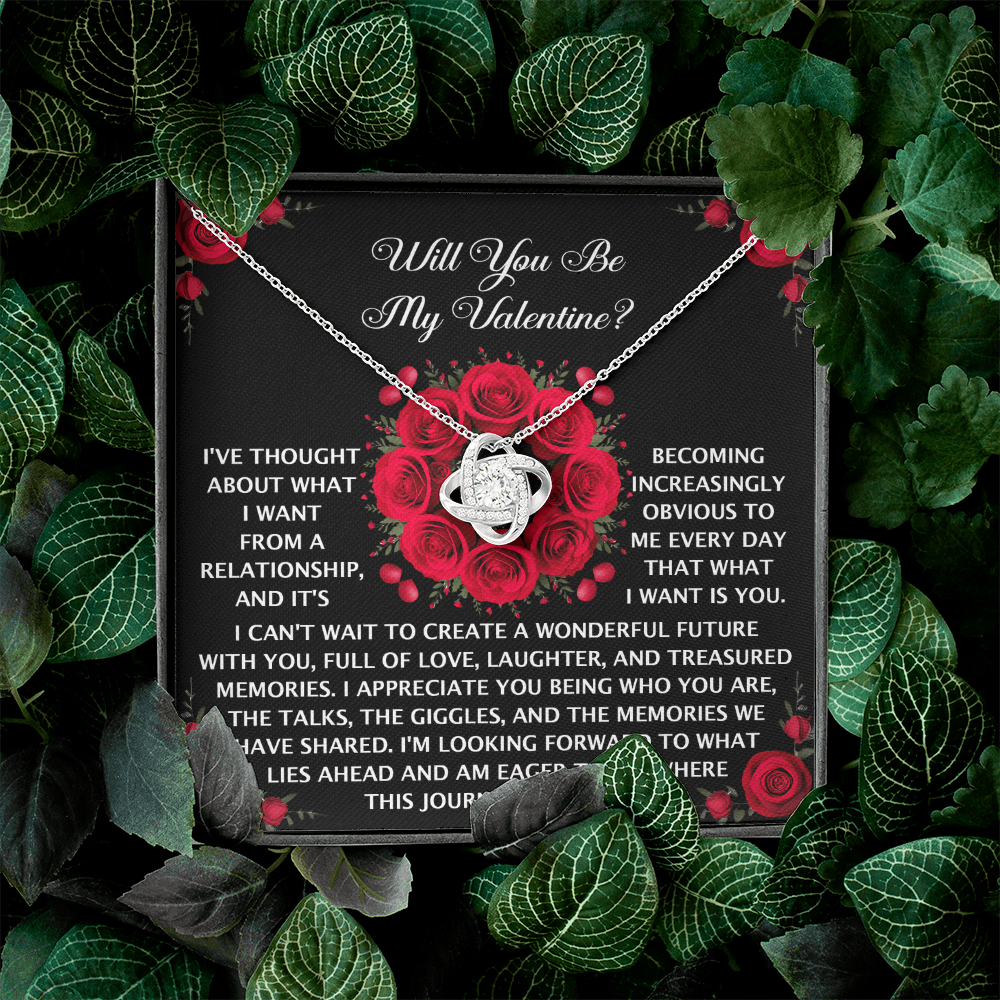 Will You Be My Valentine Necklace, Valentine's Day For Her, Unique Valentine Gifts For Her, Valentine's Day Necklace For Her, Valentine Funny Gifts