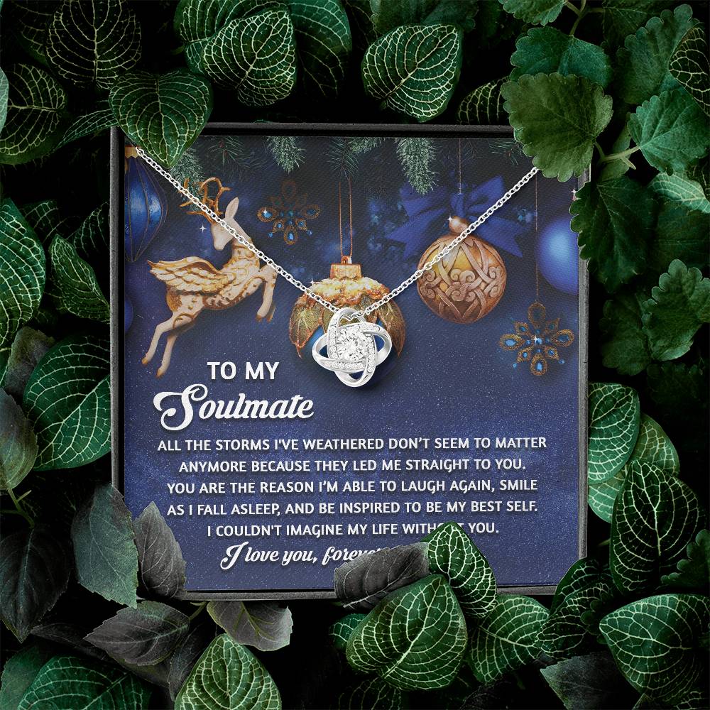 To My Soulmate Necklace, Christmas Gifts For Wife, Gifts For Husband From Wife Unique Christmas, Wife Christmas Gift, Christmas For Wife