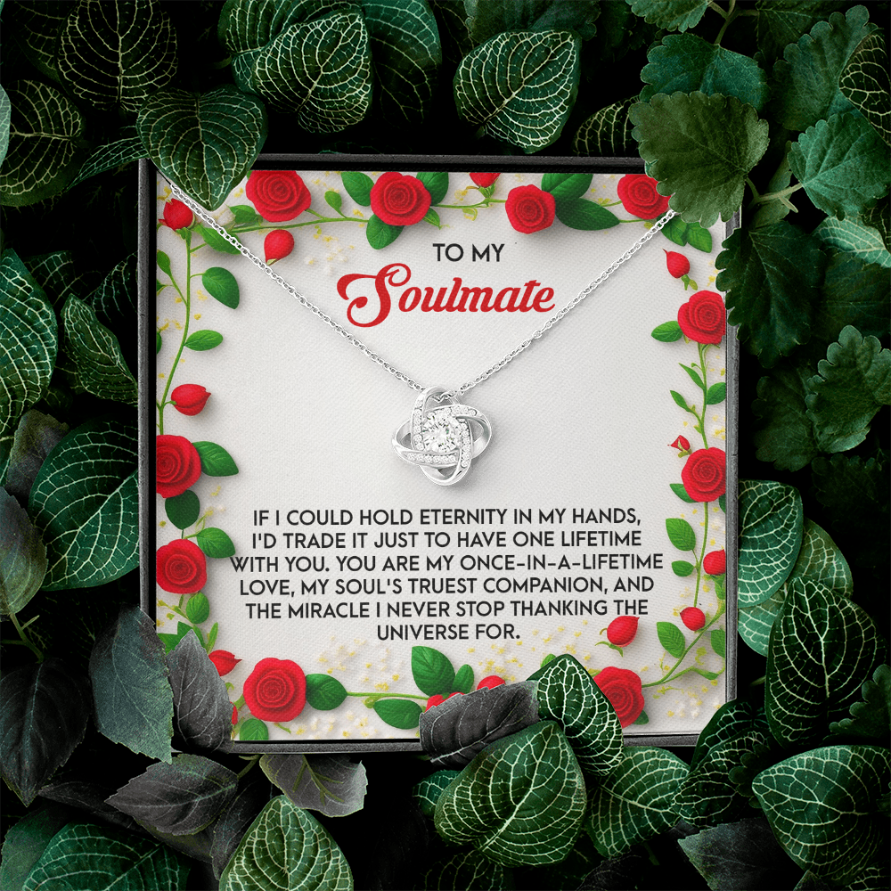To My Soulmate Necklace, Necklaces For Girlfriend Gold, To My Beautiful Soulmate Necklace, Valentine Gifts For Husbands From Wife