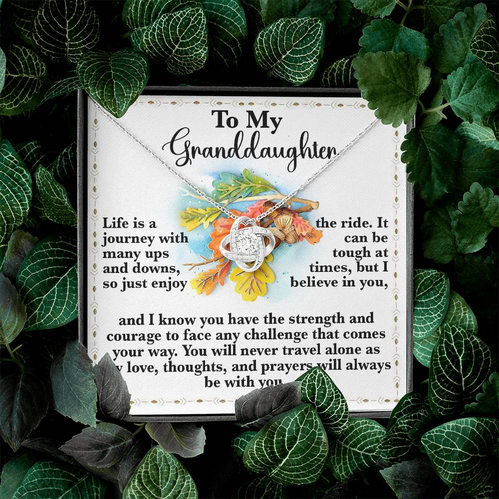 To My Granddaughter Necklace, Gifts For Granddaughter From Grandparents, Granddaughter Necklace From Nana, Valentines Gifts For Granddaughter
