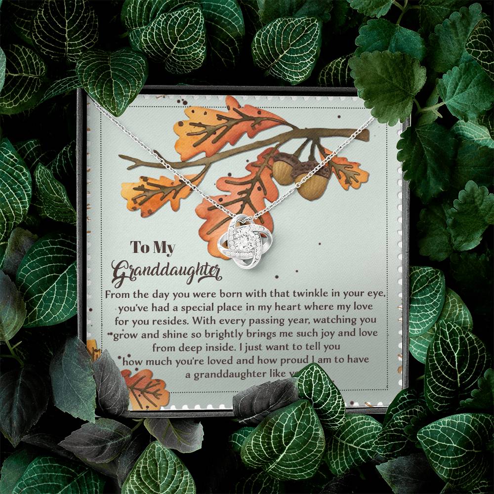 To My Granddaughter Necklace, Gifts For Granddaughter From Grandma, Valentines Card For Granddaughter, Necklace For Granddaughter From Grandpa