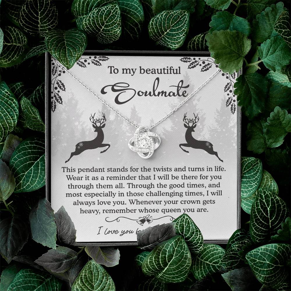 To My Beautiful Soulmate Necklace, My Soulmate Gifts For Her, Wife Christmas Gift Ideas, Christmas Presents For Gf