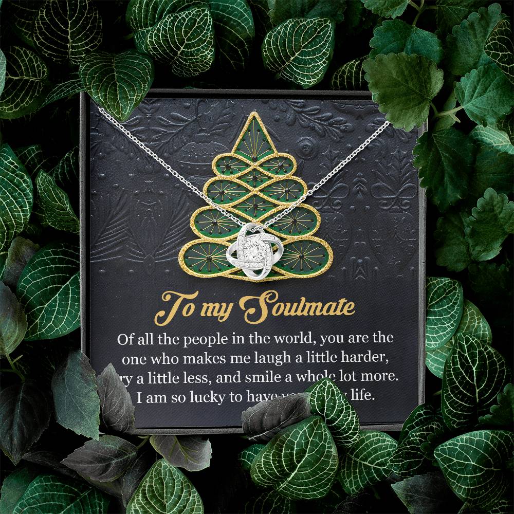 To My Soulmate Necklace, Christmas Gift For Girlfriend, Christmas Gifts Ideas For Wife, Soulmate Necklace Women