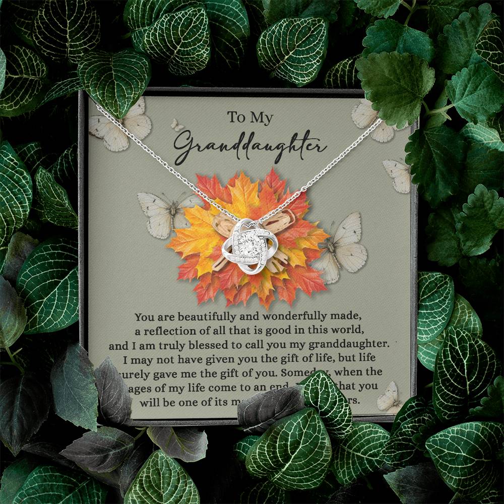 To My Granddaughter Necklace, Our Granddaughter Gifts From Grandparents, Great Granddaughter Necklace, Gifts For Granddaughter Adult