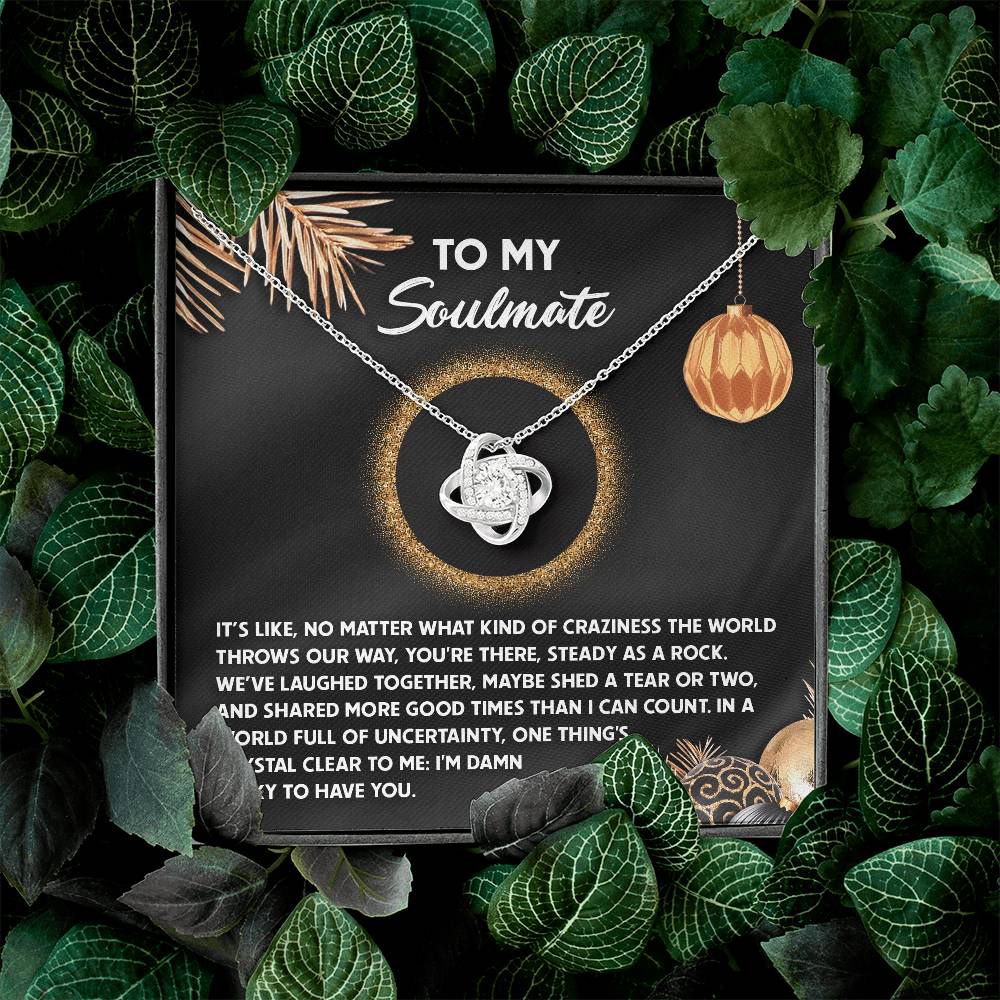To My Soulmate Necklace, Christmas Gift Ideas 2024, Christmas Presents For Her, Girlfriend Christmas Necklace, Ideas For Christmas
