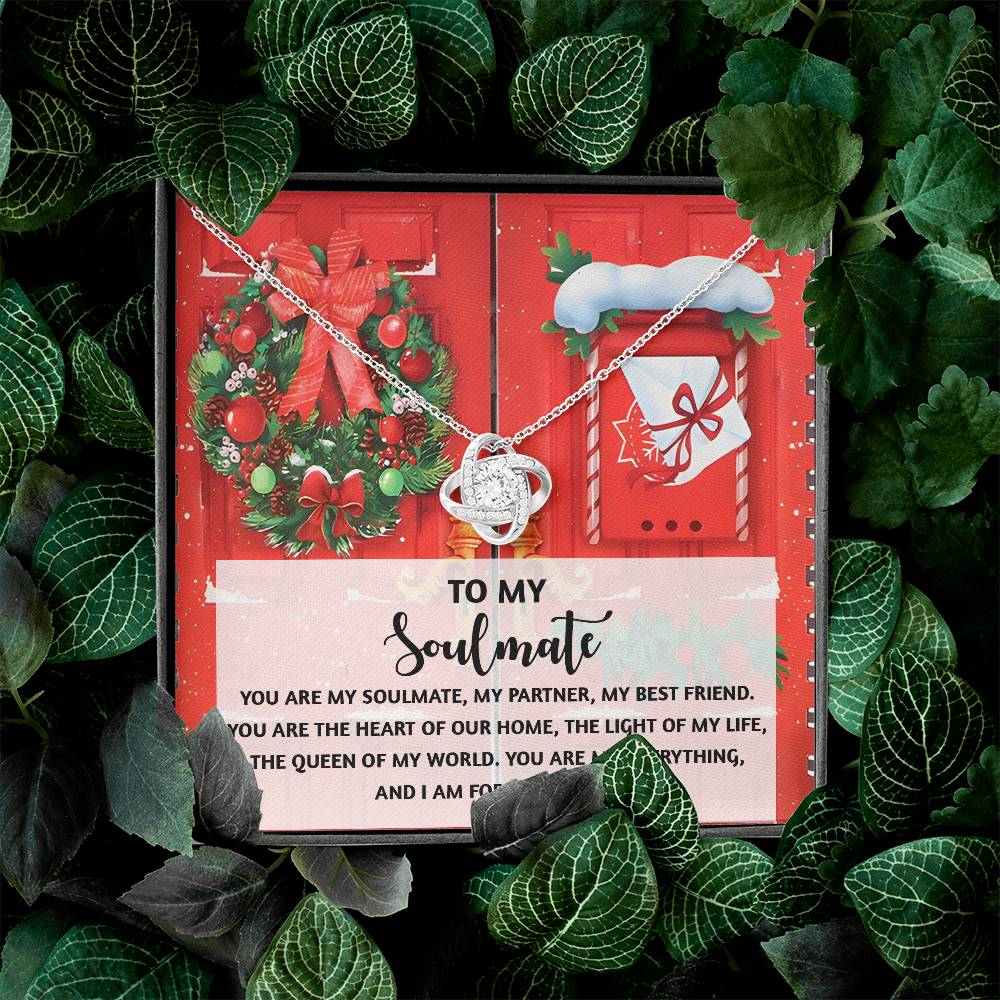 To My Soulmate Necklace, Christmas Gifts For My Wife, Funny Christmas Gift For Wife, Soulmate Gifts For Her, Christmas For Wife