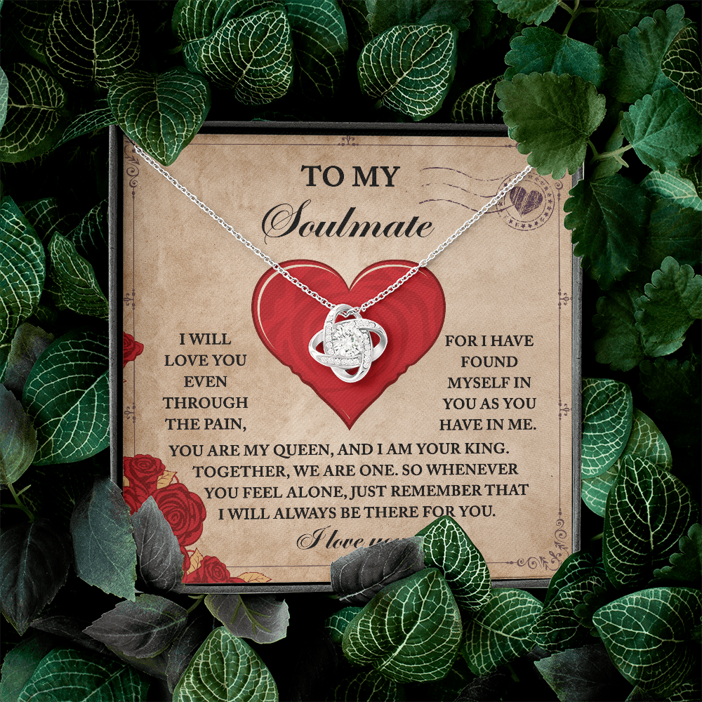 To My Soulmate Necklace, Valentine Gift For Wife From Husband, Valentine's Gift For Wife, Great Valentine Gifts For Her, Valentine's Day For Her