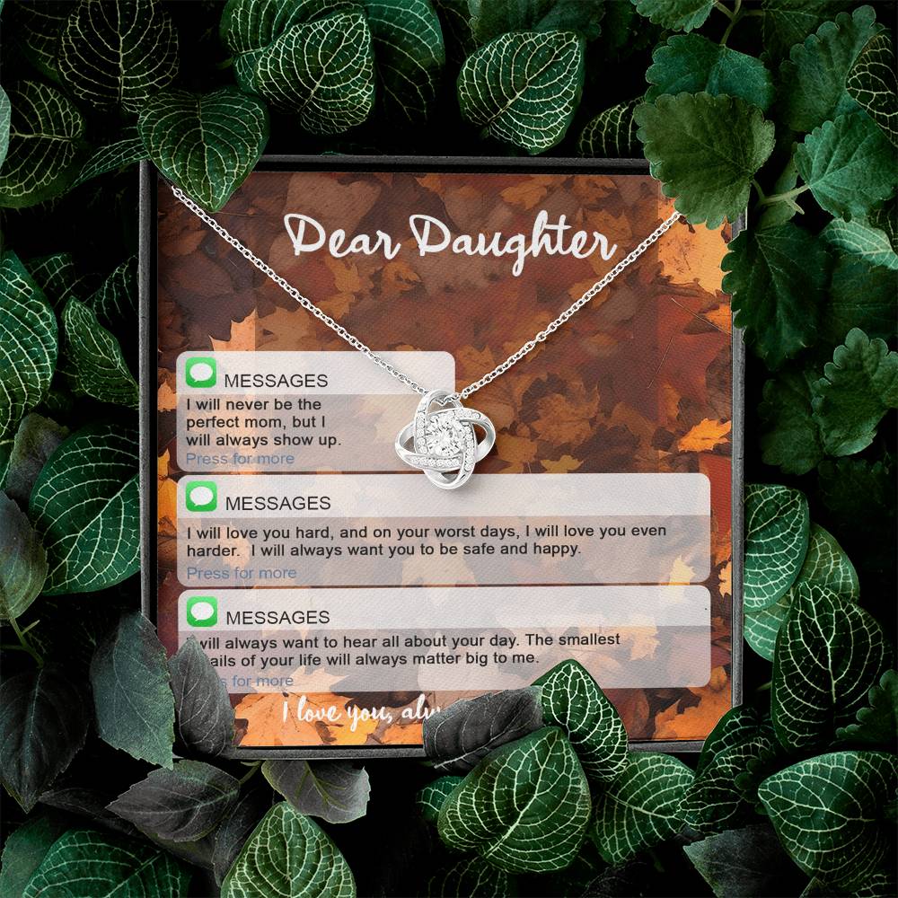 To My Daughter Necklace, Necklaces For Daughter From Dad, To My Daughter From Mom